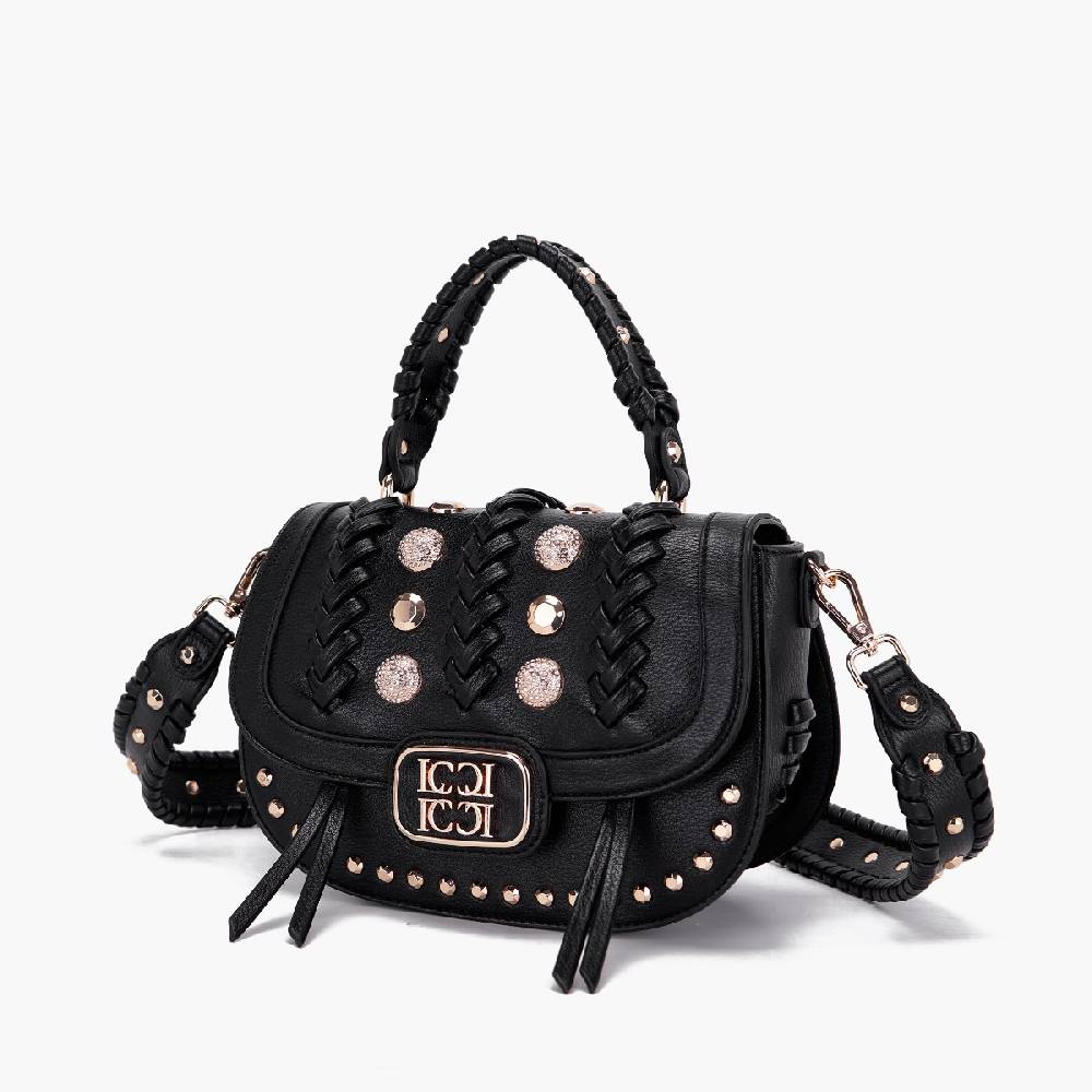 La Carrie BORSA A MANO LUMINESCENCE NERA Vendita calda