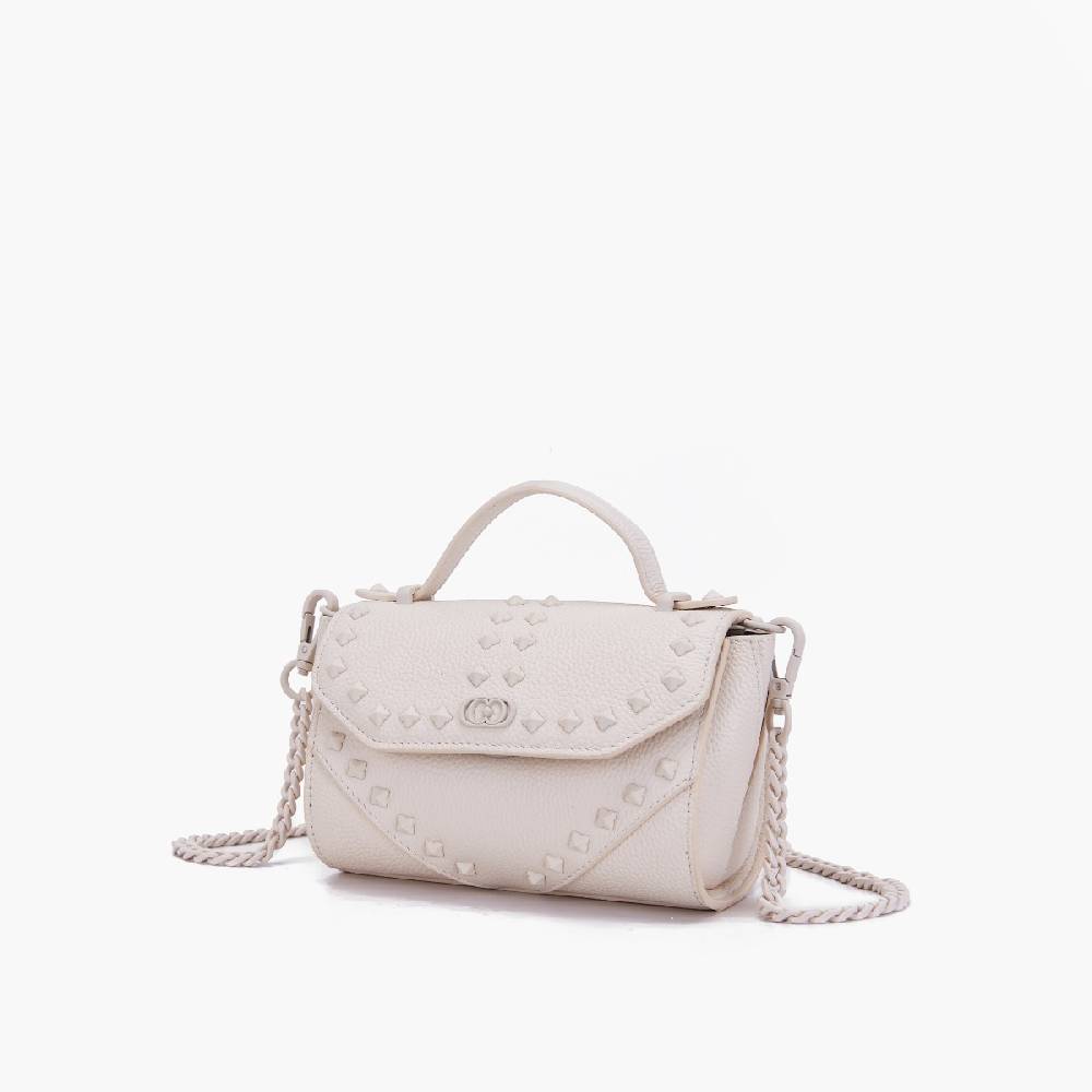 La Carrie MINI BORSA A MANO FRIVOLOUS IVORY In Saldo