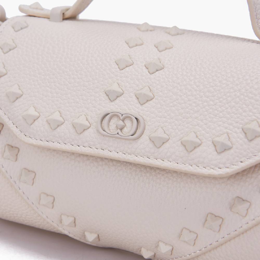 La Carrie MINI BORSA A MANO FRIVOLOUS IVORY In Saldo