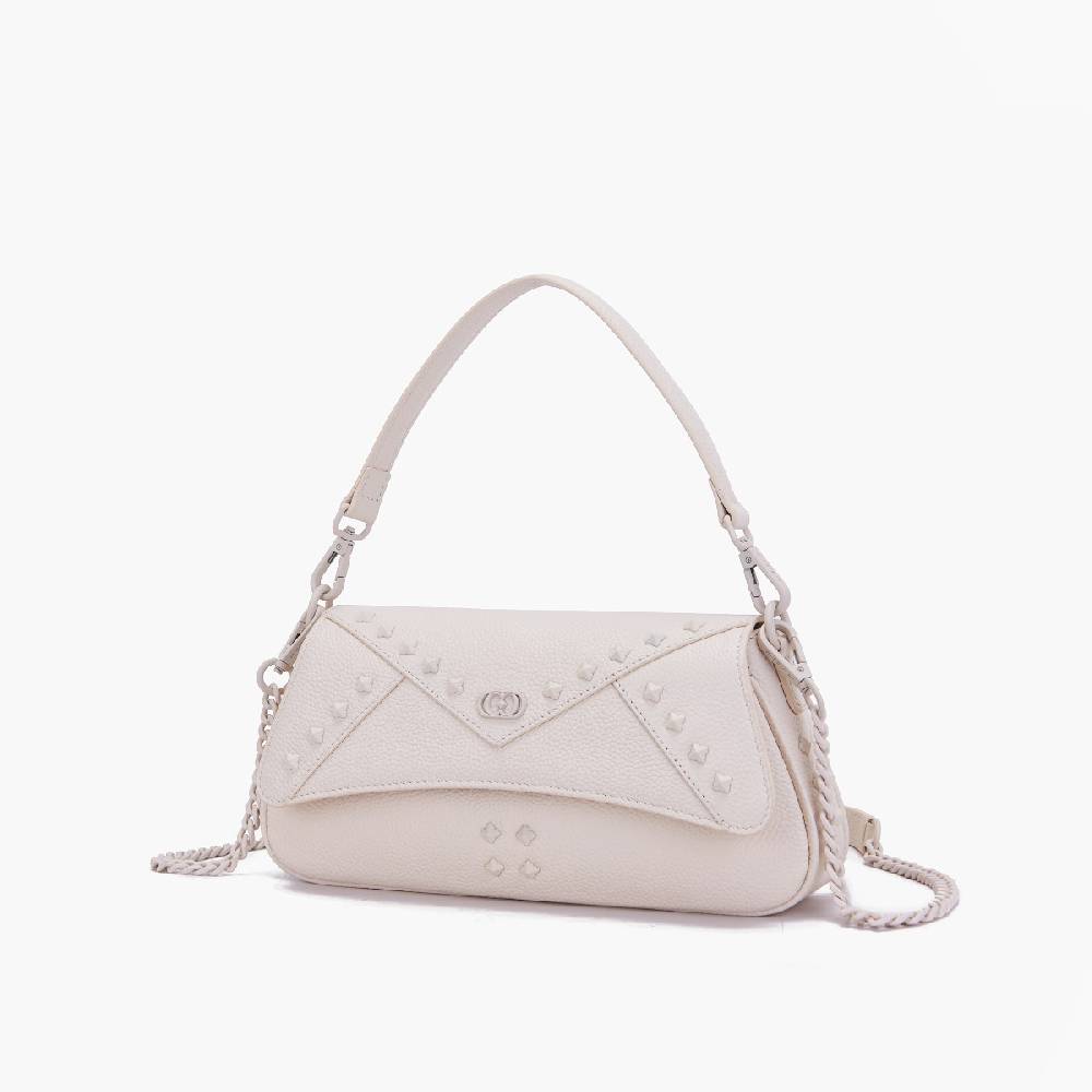 La Carrie BORSA A MANO FRIVOLOUS IVORY Nuova