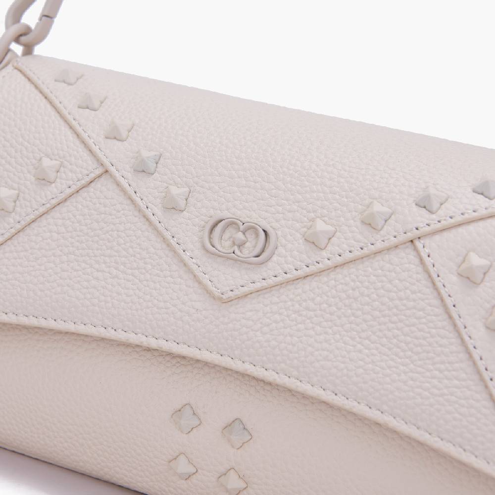 La Carrie BORSA A MANO FRIVOLOUS IVORY Nuova