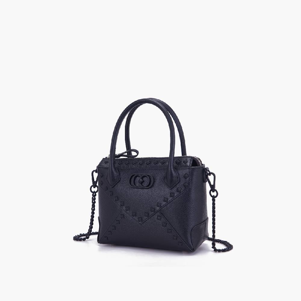 La Carrie MINI BORSA A MANO FRIVOLOUS NERA Qualità