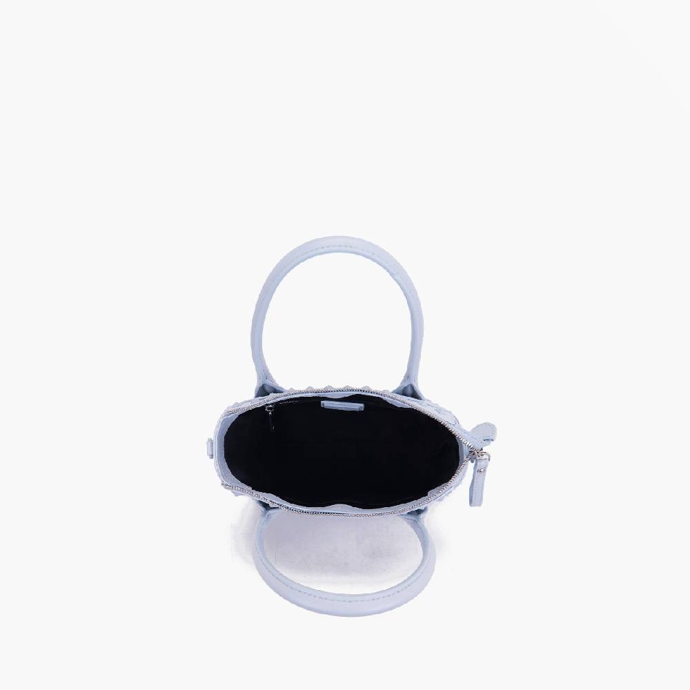 La Carrie MINI BORSA A MANO FRIVOLOUS IVORY SKY Vendita