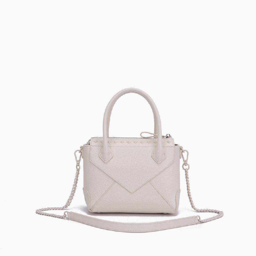 La Carrie MINI BORSA A MANO FRIVOLOUS IVORY Spedizione Gratuita