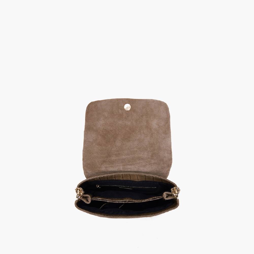 La Carrie BORSA A SPALLA TEMPEST TAUPE Fino Al -60%