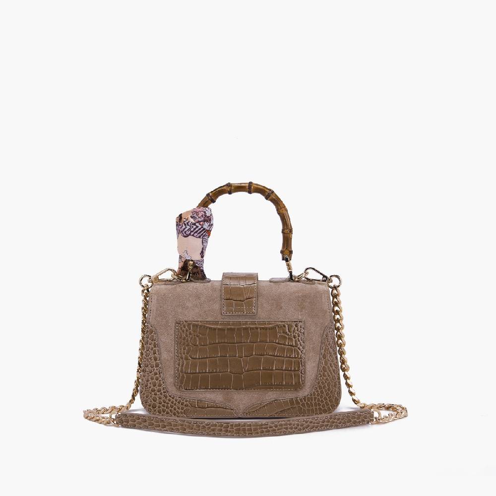 La Carrie BORSA A MANO TEMPEST TAUPE Presa