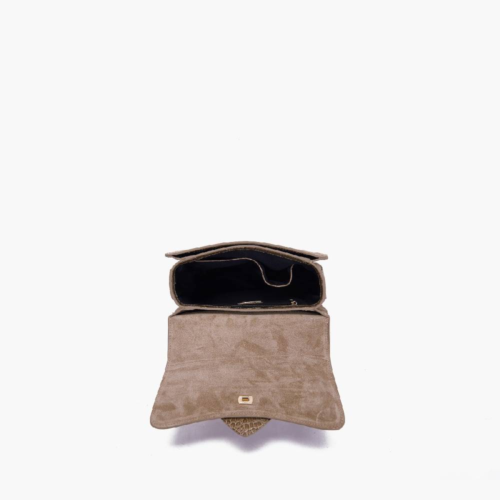 La Carrie BORSA A MANO TEMPEST TAUPE Presa