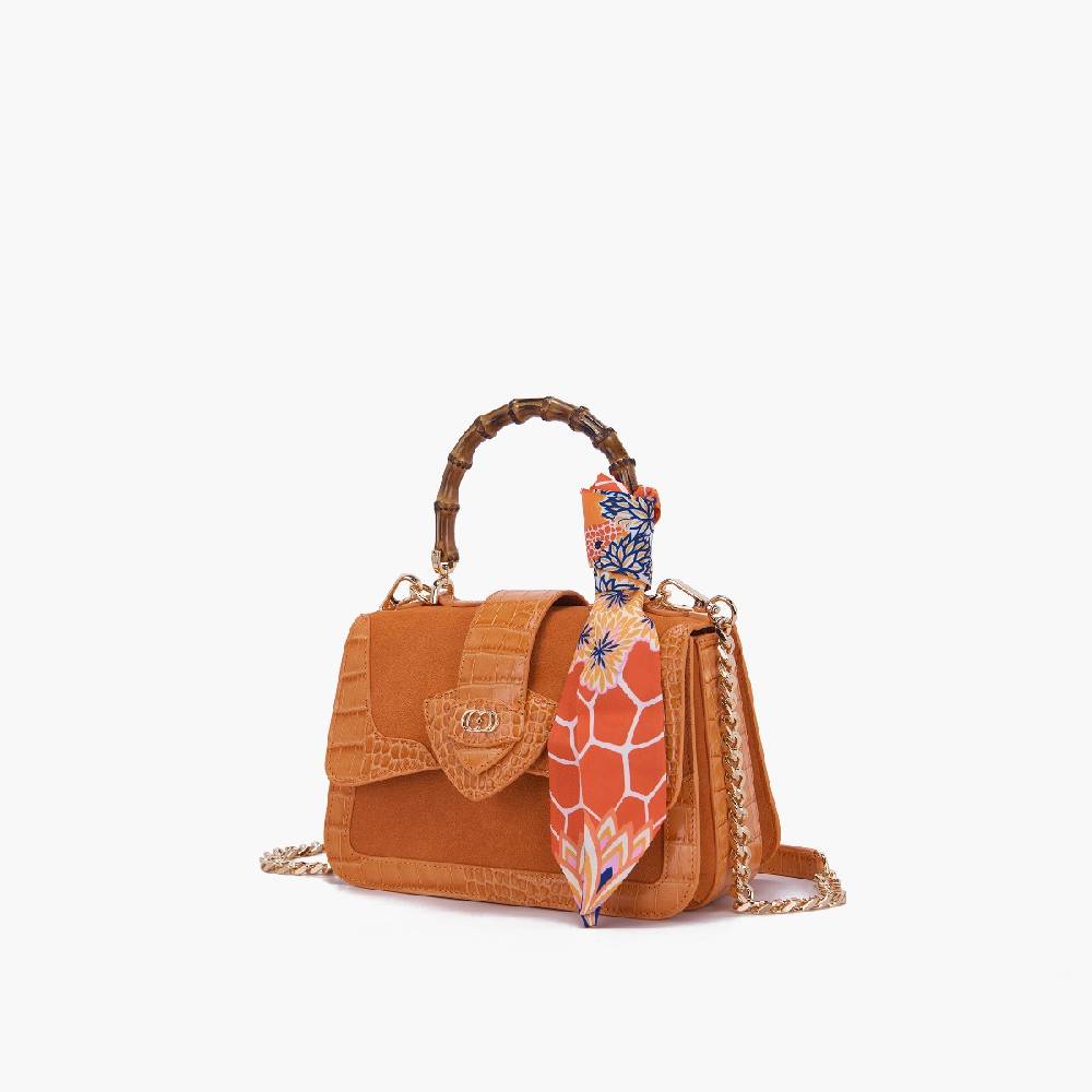 La Carrie BORSA A MANO TEMPEST ARANCIONE Sconto