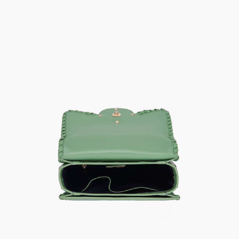 La Carrie BORSA A MANO MONOGRAM PISTACCHIO Online