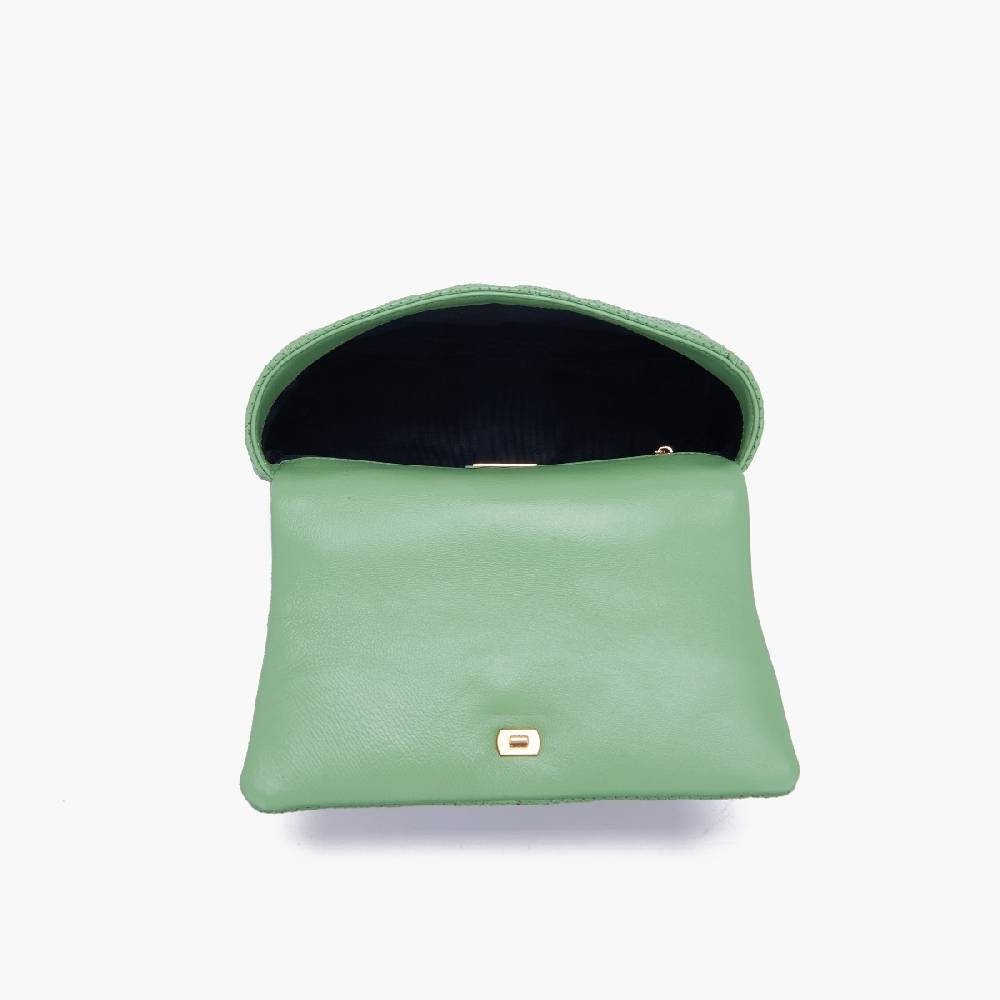 La Carrie BORSA A MANO TOUCHY PISTACCHIO Nuovo
