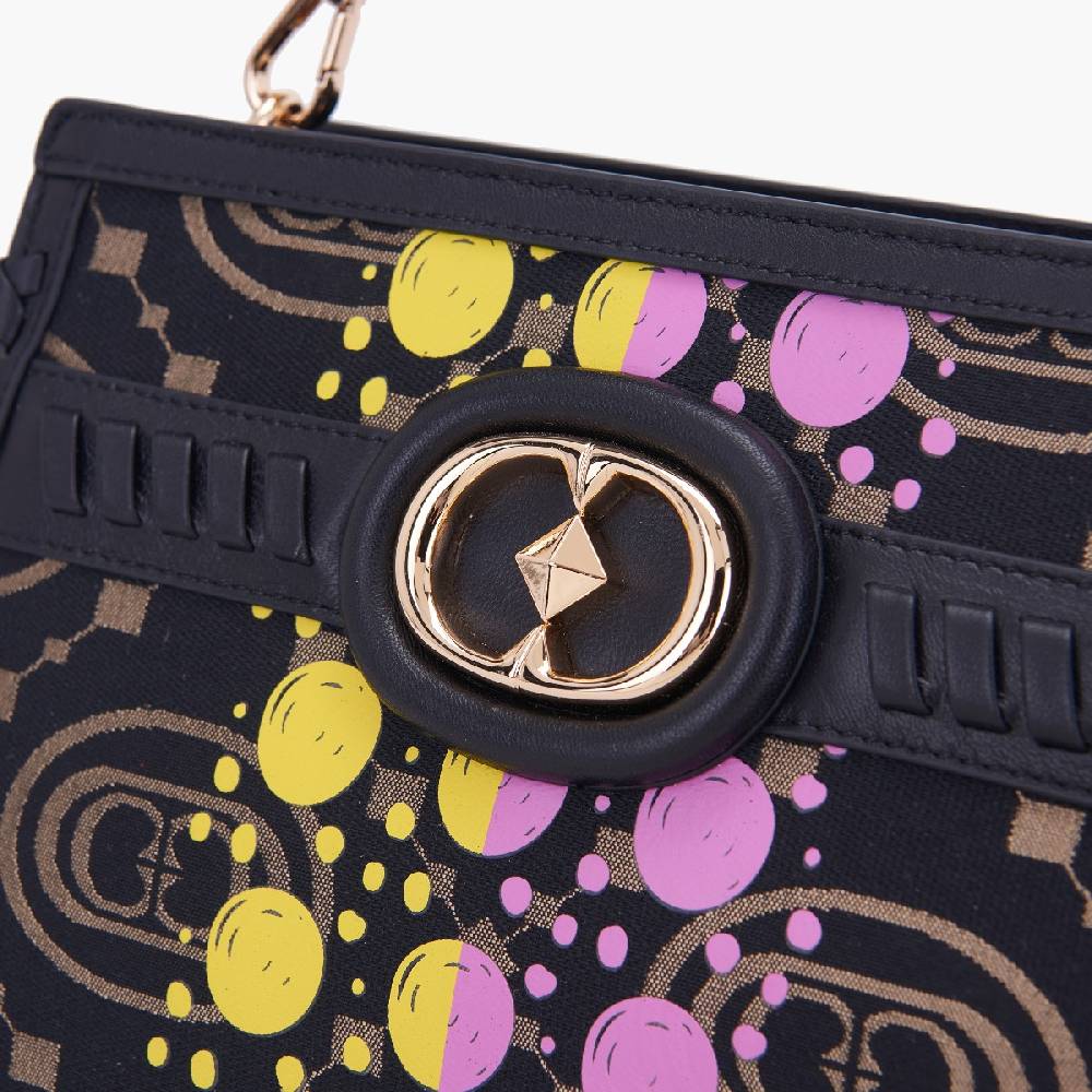 La Carrie BORSA SHOPPING MONOGRAM BLACK Novità