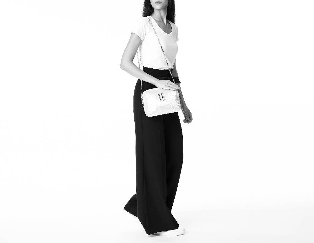 L.Pucci Carmen Plissé Elegance Black Vendita Calda