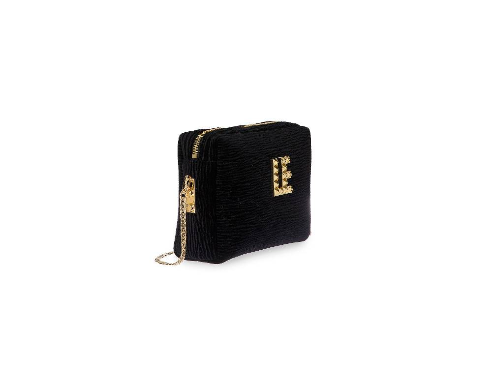 L.Pucci Carmen Plissé Elegance Black Vendita Calda