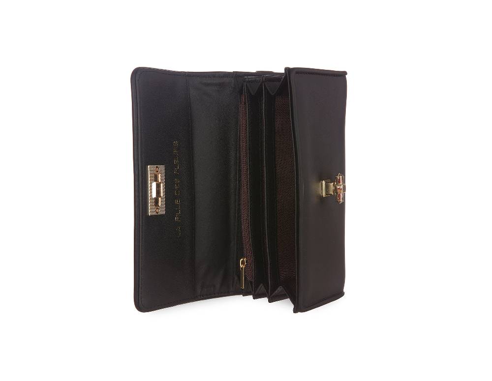 L.Pucci Trendy Black Easter Wallet Soddisfazione Garantita
