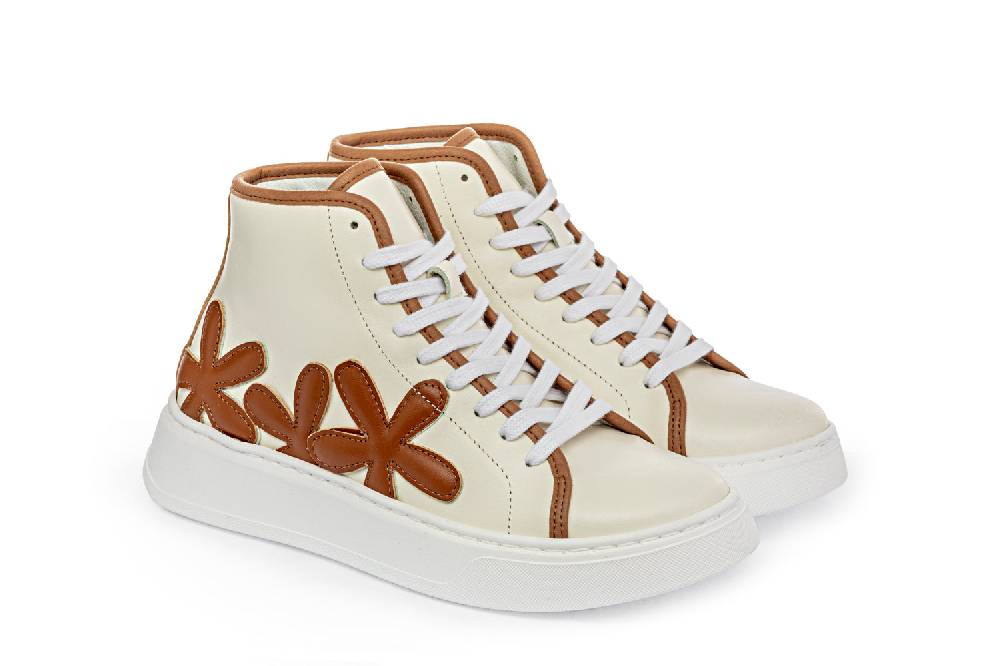 L.Pucci Basket P91213P Ecru-Camel Convenienza