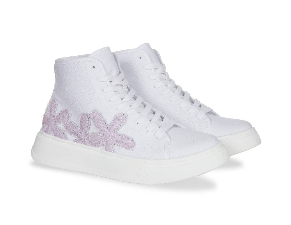 L.Pucci Basket P91223C White-Lilac Hotsell