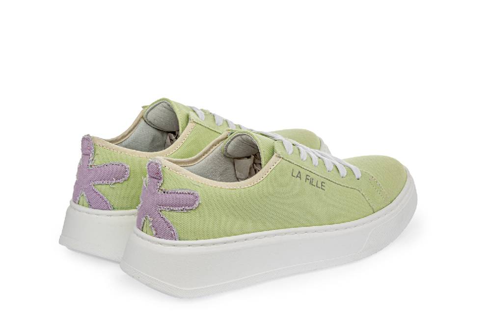 L.Pucci Sneakers P91222C Water Green-Lilac Vendita Calda