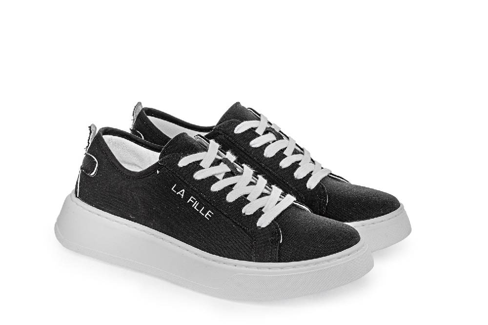 L.Pucci Sneakers P91222C Black Vendita Economica