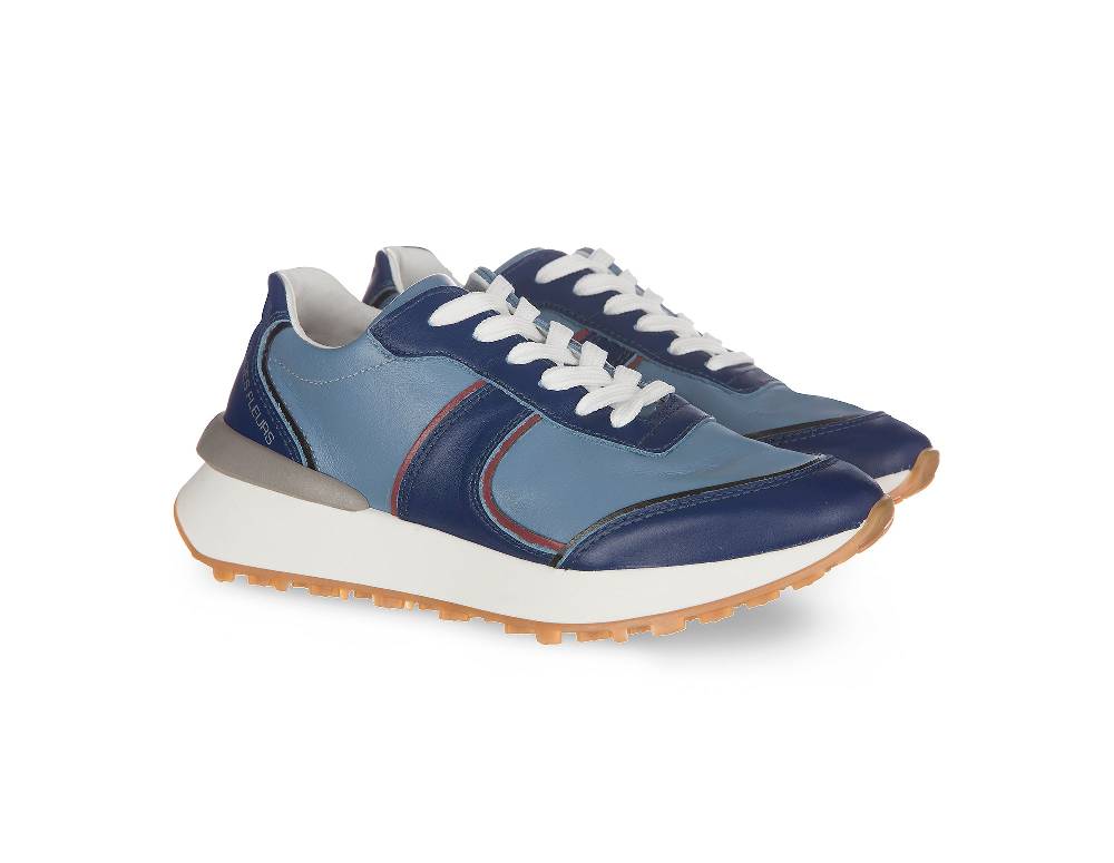 L.Pucci Missouri Blue Leather Offerte