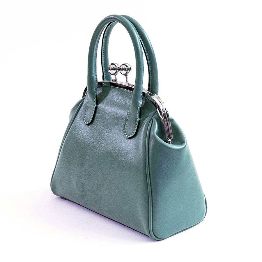 Laura Di Maggio NONNA – Borsa a clutch in nappa avio Online Outlet