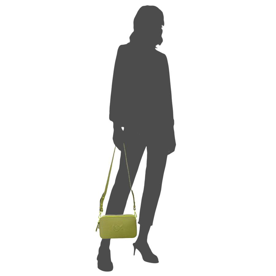Laura Di Maggio LOIS – Saponetta in pelle dollaro stampata lime Hotsell