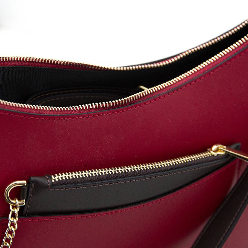 Laura Di Maggio LENA – Borsa a spalla in pelle elegant rubino Vendita Economica