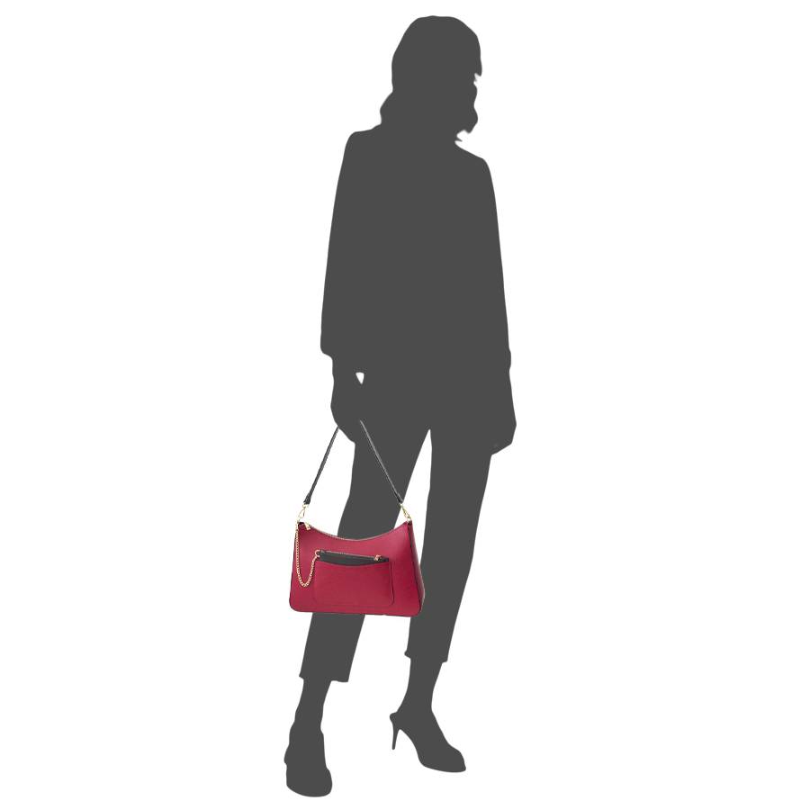 Laura Di Maggio LENA – Borsa a spalla in pelle elegant rubino Vendita Economica