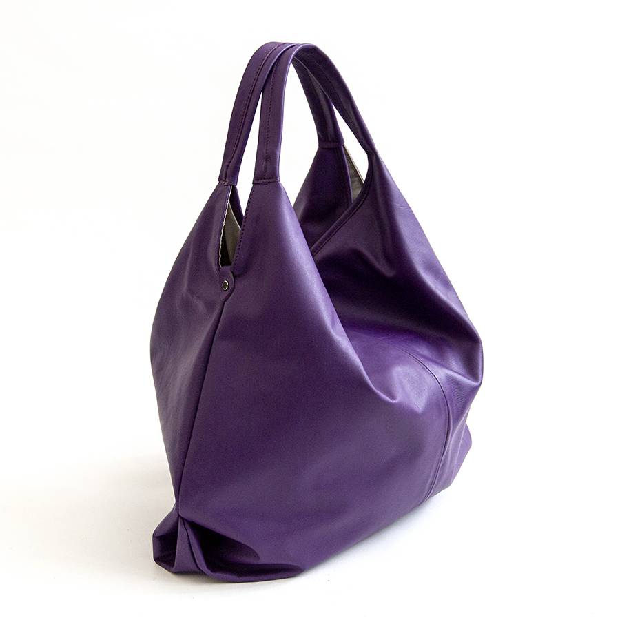 Laura Di Maggio ELSA – Sacca maxi in pelle nappa viola 2025