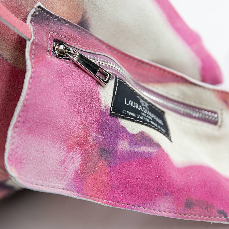 Laura Di Maggio LE SAC – sacca in pelle camoscio multicolor 2025