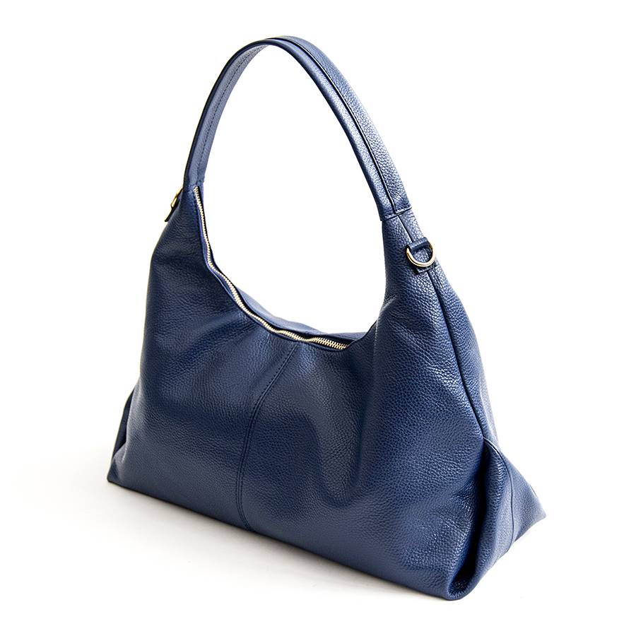 Laura Di Maggio VANESSA – Maxi sacca in pelle blu Acquista Ora