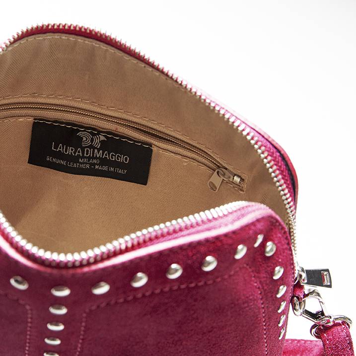 Laura Di Maggio DOROTEA – Borsa in Pelle da Sera – Camoscio Bordeaux Online