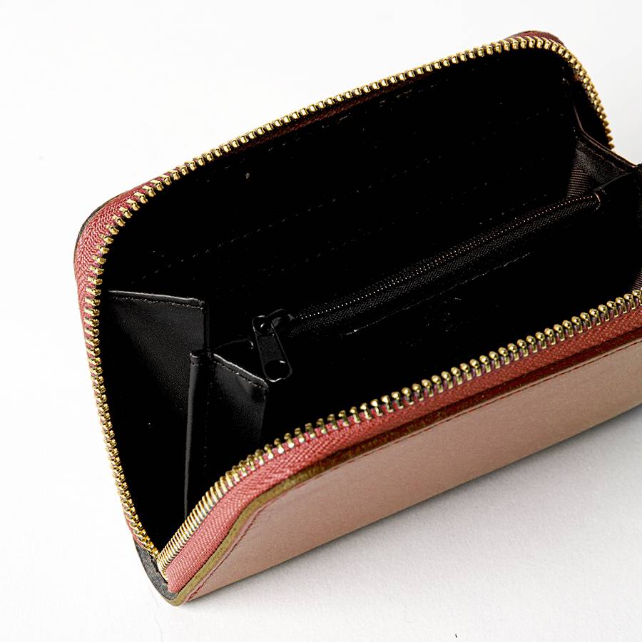 Laura Di Maggio ELEGANT MINI – portafoglio in pelle elegant rosso Vendita Economica