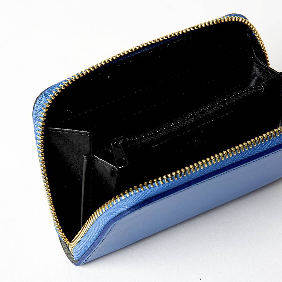 Laura Di Maggio ELEGANT MINI – portafoglio in pelle elegant blu Latest fashion