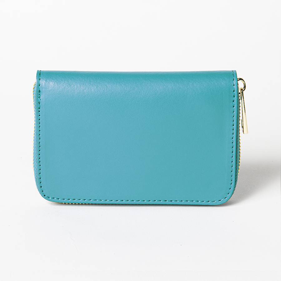 Laura Di Maggio ELEGANT MINI – portafoglio in pelle elegant turchese