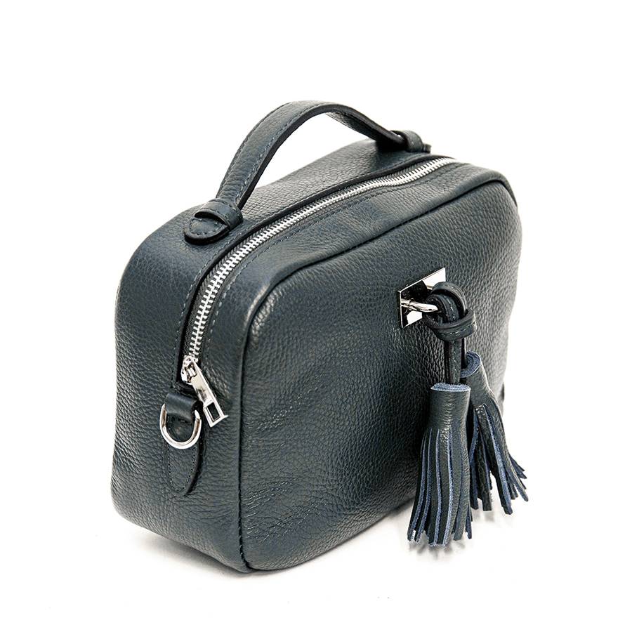 Laura Di Maggio SAIPH – borsa piccola in pelle dollaro blu Offerte