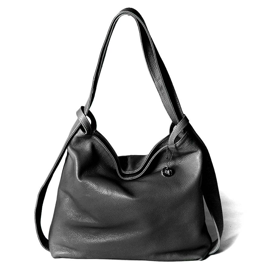 Laura Di Maggio VENICE – Zaino/borsa in pelle dollaro nero I Più Venduti