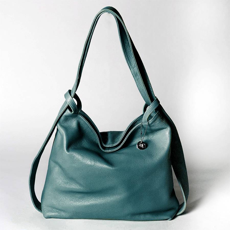 Laura Di Maggio VENICE – Zaino/borsa in pelle dollaro petrolio Negozio