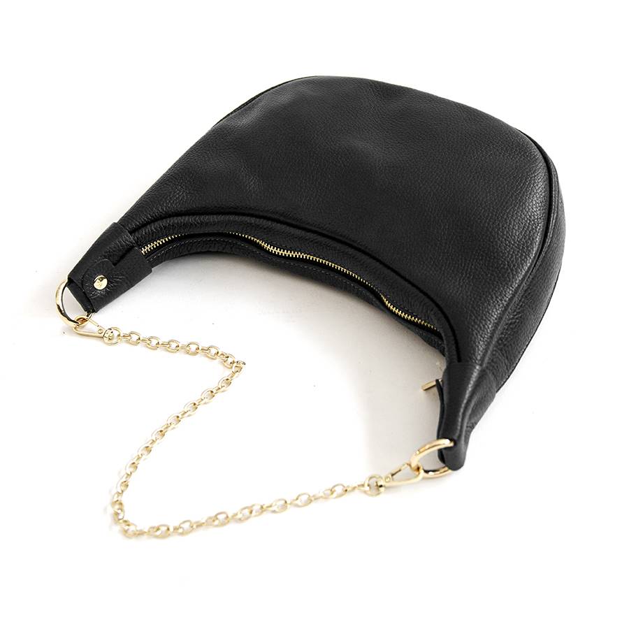 Laura Di Maggio MOON – Borsa a spalla in pelle nera Offerta