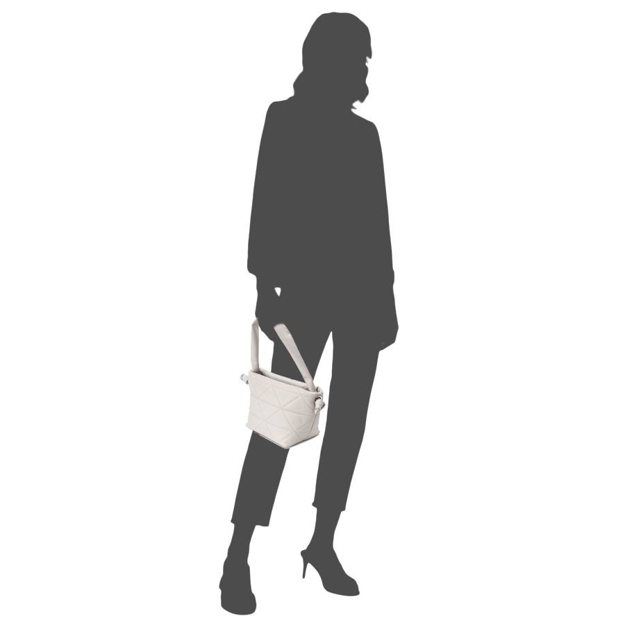 Laura Di Maggio RITA – borsa in pelle soft trapuntato latte Soddisfazione Garantita