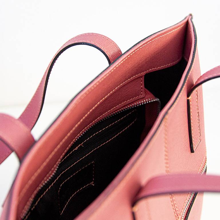 Laura Di Maggio SIMONA – Shopper in pelle saffiano rosa Acquista Ora
