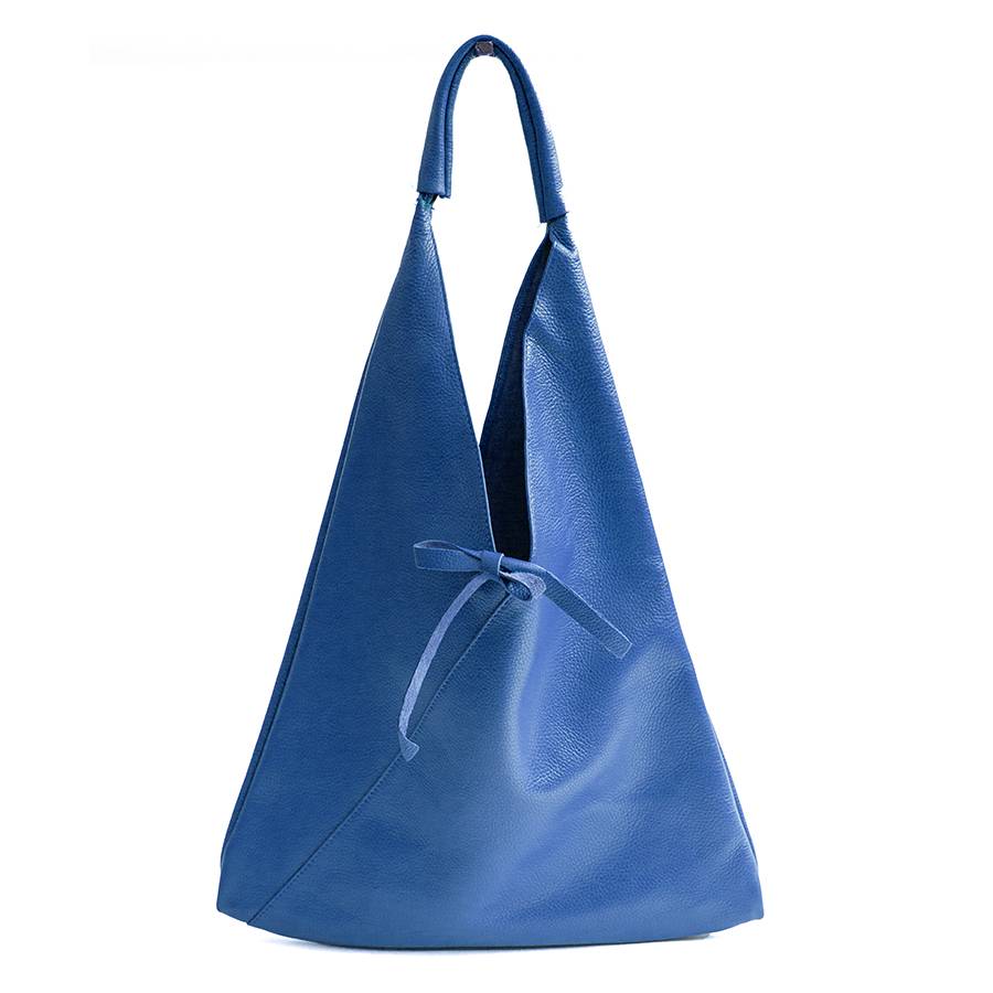 Laura Di Maggio LINA – Maxi sacca in pelle blu