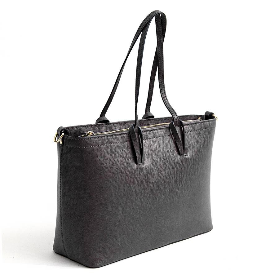 Laura Di Maggio NIKITA – Shopping in pelle saffiano nera Negozio