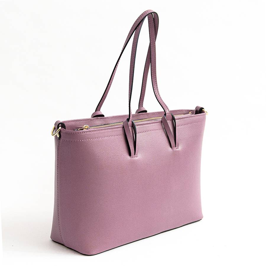 Laura Di Maggio NIKITA – Shopping in pelle saffiano malva In Saldo
