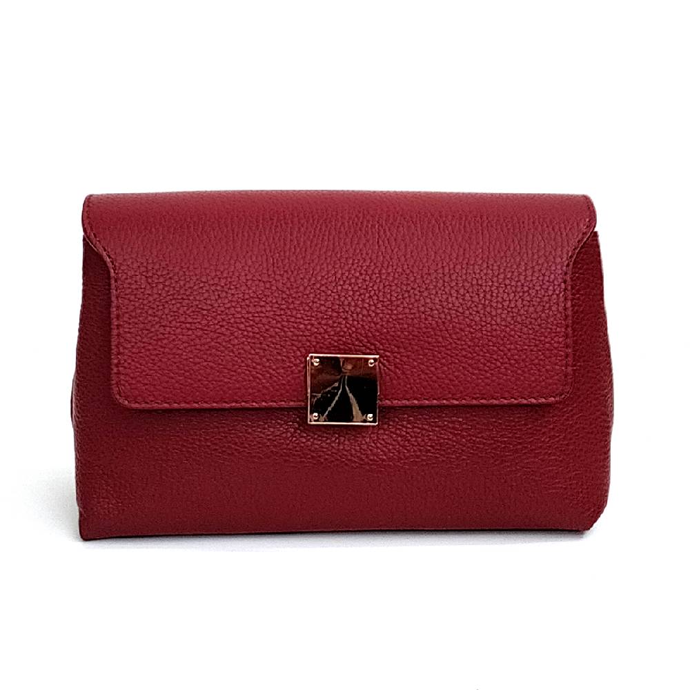 Laura Di Maggio SUSY – postina in pelle dollaro bordeaux