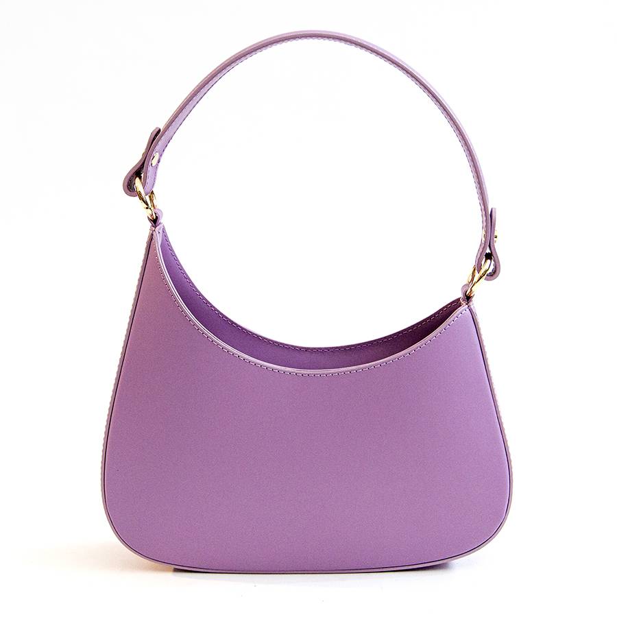 Laura Di Maggio EDI – borsa Hobo in pelle elegant malva