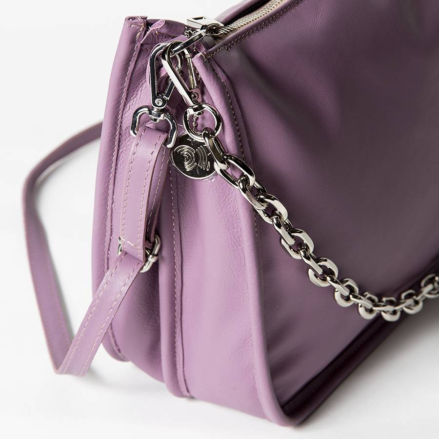 Laura Di Maggio POLLY – Postina in pelle nappa malva In Linea