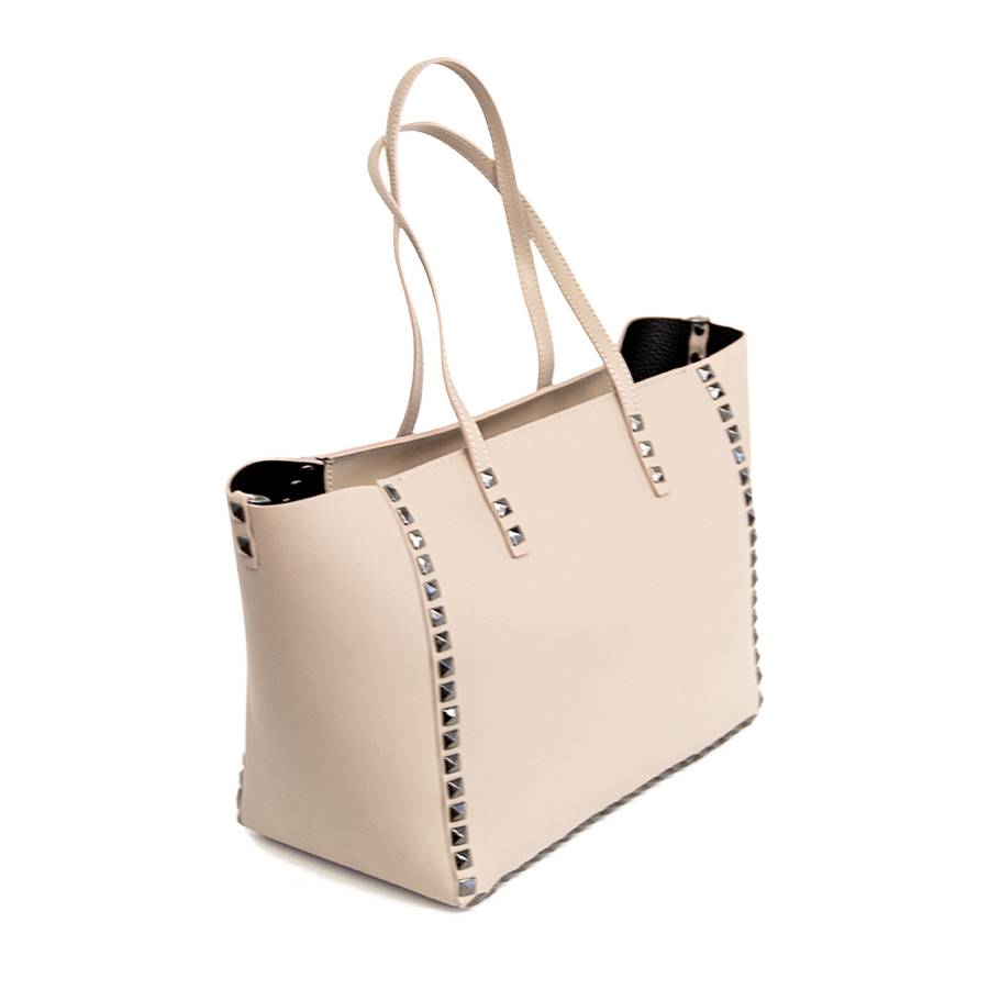 Laura Di Maggio BRIDGET – maxi bag con piccole borchie Qualità