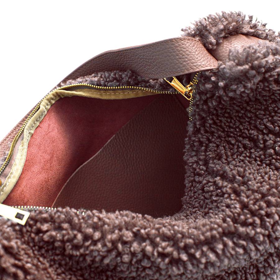Laura Di Maggio BOUCLE’ – sacca in pelle e pelliccia ecologica rosa Online