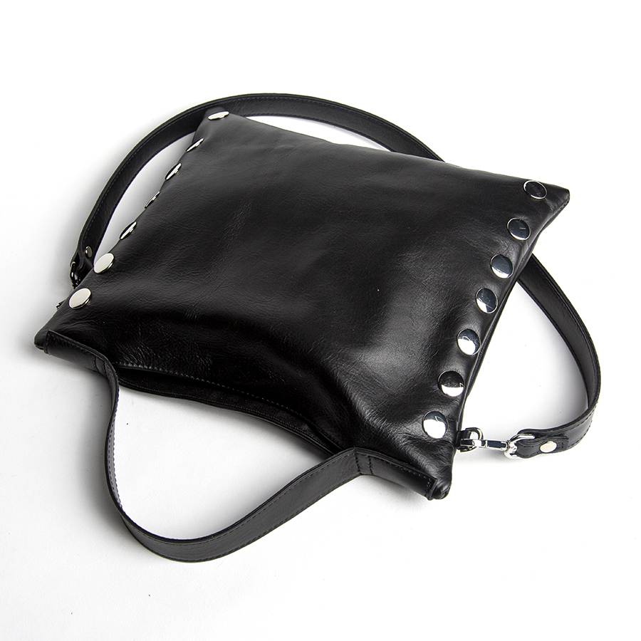 Laura Di Maggio JILLIAN SMALL – Borsa in pelle nappa nera Italia