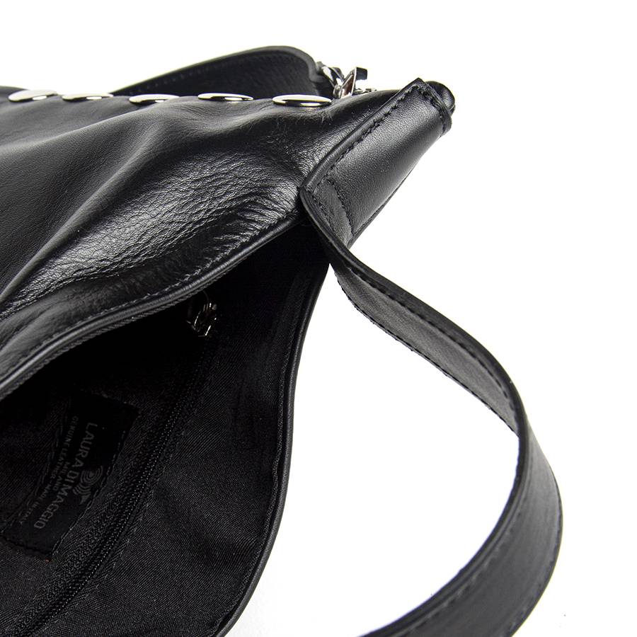 Laura Di Maggio JILLIAN SMALL – Borsa in pelle nappa nera Italia